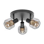 Ledvance LED Decor Spot Firefly Stahl Rund Schwarz 8.4W 750lm - 827  | Dimmbar