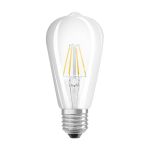 Ledvance Classic LED E27 Edison Fadenlampe Klar 5.8W 806lm - 927  | Höchste Farbwiedergabe - Dimmbar - Ersatz Für 60W