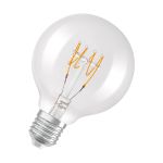 Osram Vintage 1906 LED E27 Globe Fadenlampe Klar 4.8W 470lm - 827  | Dimmbar - Ersatz Für 40W