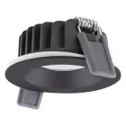 Ledvance LED-Spot Air Fix Aluminium Schwarz 6W 480lm 36D - 927 Extra Warmweiß | Ausschnitt 68mm - IP65 - Höchste Farbwiedergabe - Dimmbar