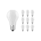 Mehrfachpackung 10x Ledvance CLASSIC LED E27 Birne Fadenlampe Matt 11W 1521lm - 827 | Dimmbar - Ersatz für 100W