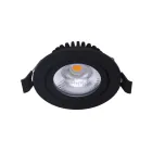 LED schwenkbar Spot Schwarz Rund 6W 550lm 60D - 927 | 85mm - IP54 - Dimmbar - Höchste Farbwiedergabe