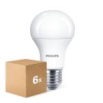 Lot 6x Philips CorePro LED Ampoule E27 Poire Dépolie 10W 1055lm - 830 Blanc Chaud | Remplacement 75W