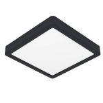 Eglo Connect.Z Smart Plafonnier Éclairage de salle de bains Fueva 6-Z Plastique Noir 10.5W 1600lm - 827-865 Accordable Blanc + RGB | Dimmable