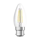 Osram Classic LED B22d Bougie Filament Claire 4W 470lm - 827  | Remplacement 40W
