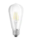 Ledvance Classic LED E27 Edison Filament Claire 5.8W 806lm - 927  | Meilleur Rendu De Couleur - Dimmable - Remplacement 60W