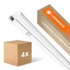 Lot 4x Ledvance Réglette LED Linear Compact Commutateur 14W 1500lm - 840  | 120cm