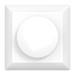 Cache interrupteur rotatif pour Variateur LED | Bord Doux - Blanc