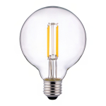 LED E27 Globe Filament Claire 95mm 7.3W 806lm - 827 | Remplacement 60W